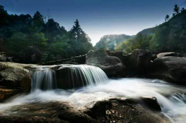 绿荫十里出山泉
