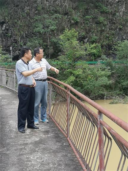 汪长生副主任赴仁里镇庆丰水库检查指导防汛工作