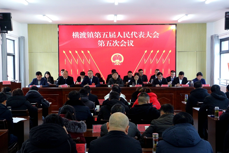横渡镇第五届人民代表大会第五次会议隆重召开
