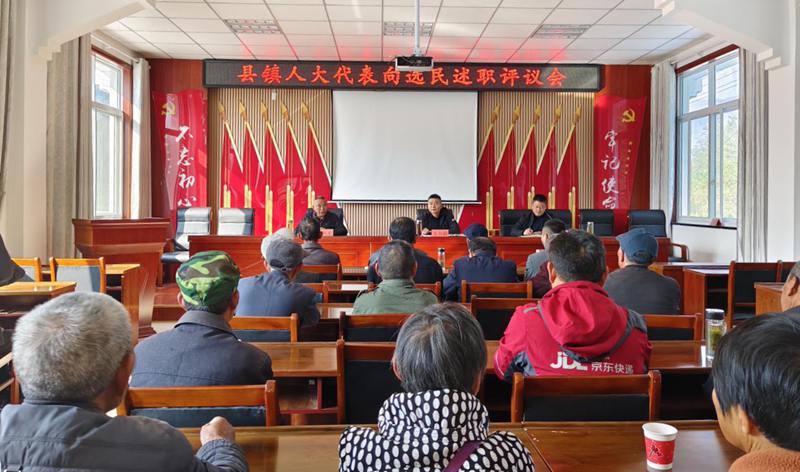 石台县仙寓镇:碧潭村选区召开县镇人大代表述职评议会